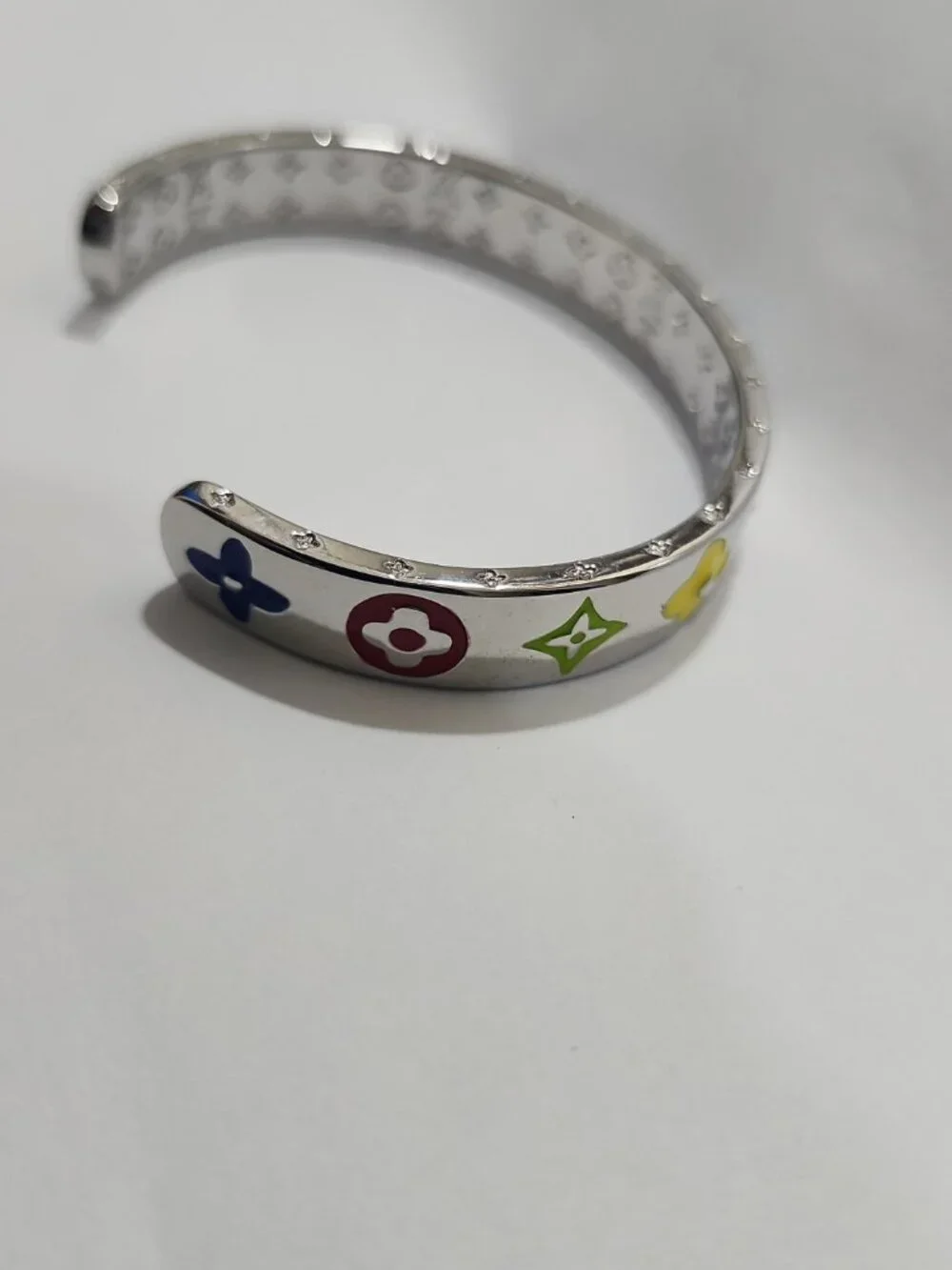 LV Open Bangle bracelet  Silver for women
